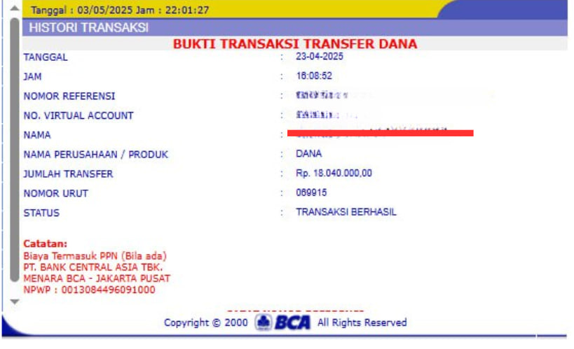 Kemenangan Slot